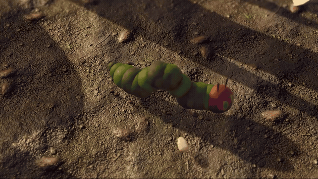 Caterpillar Quest character design