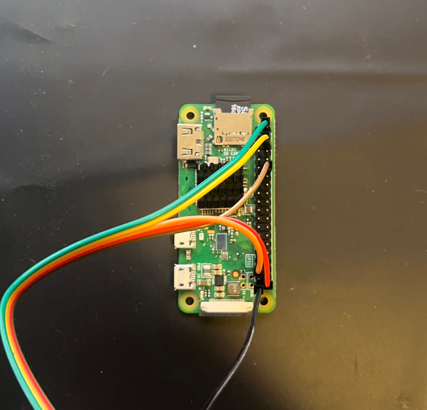 Raspberry Pi with soldered DAC.